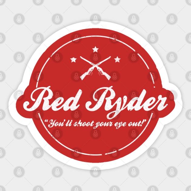 Red Ryder BB Gun Sticker by popcultureclub